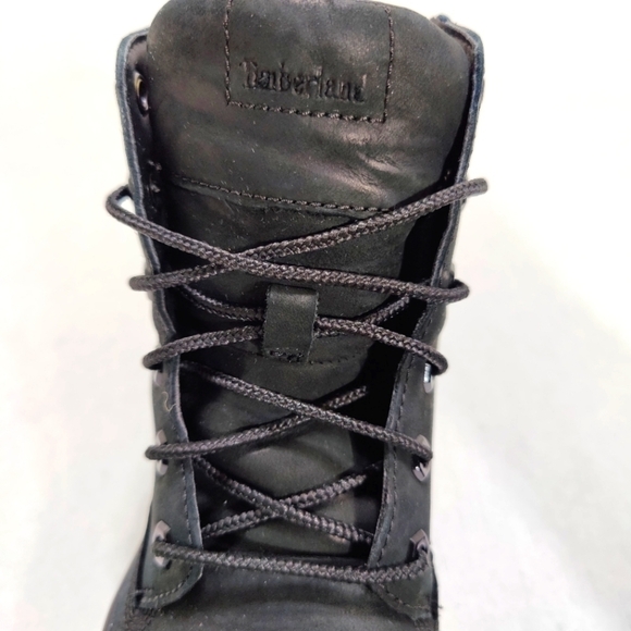 Timberland Londyn 6" Leather Black Chukka Nubuck Ankle Women Hi-Top Boots Sz 8.5 - Picture 4 of 12